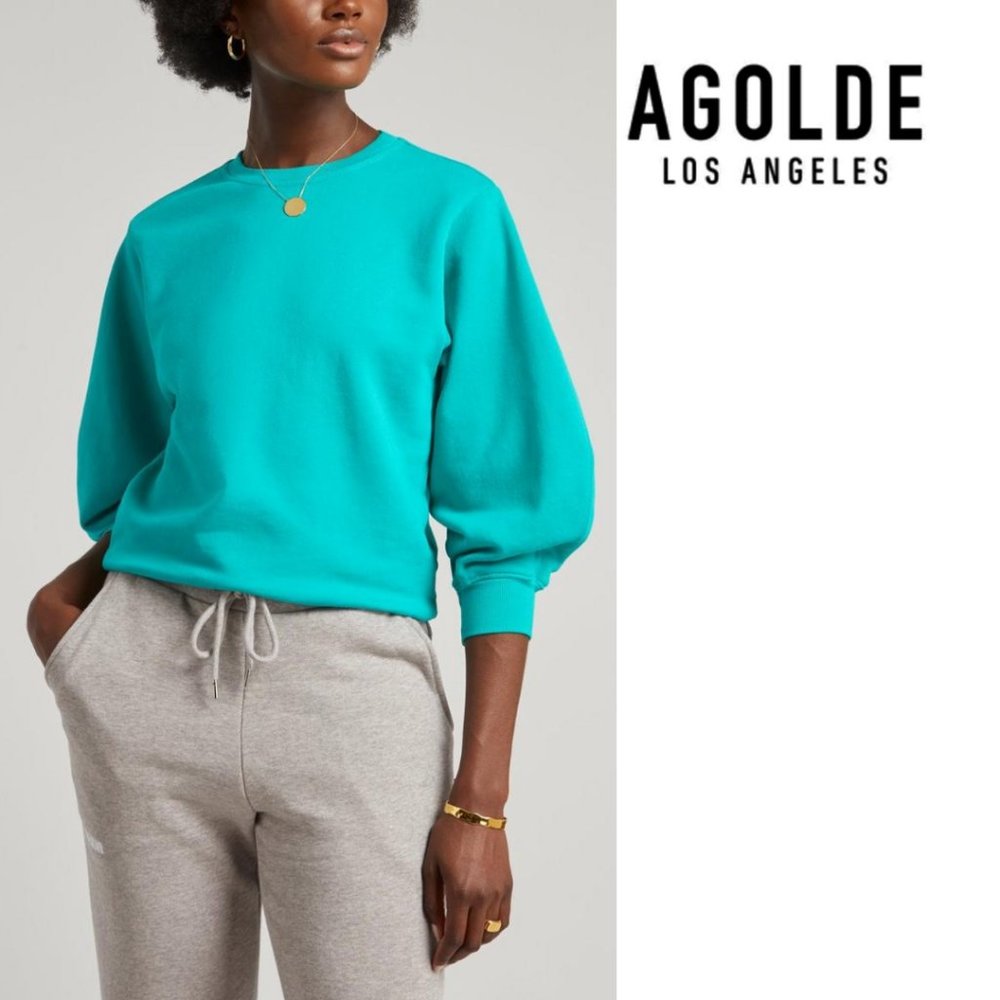 Agolde Thora Balloon Sleeve Sweatshirt
